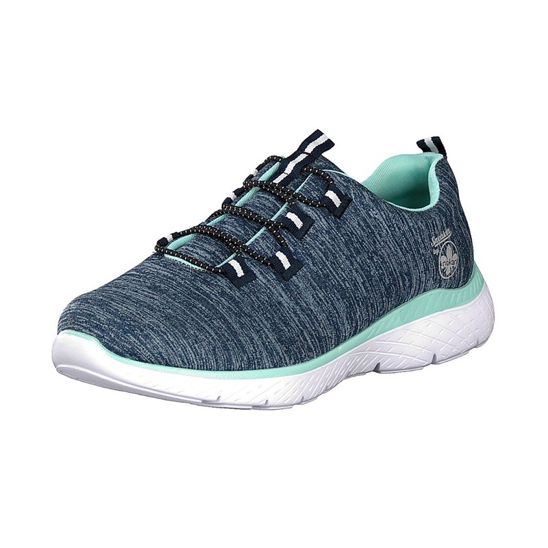 Damske Slip On Rieker M5050-15, Modre